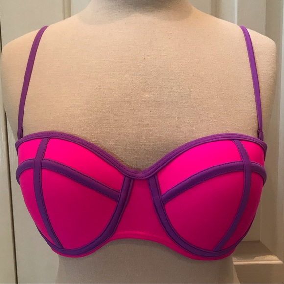Bikini set pink/purple size medium NWOT - Picture 5 of 10